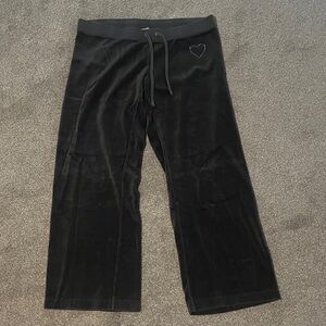 Juicy Couture Charcoal Velour Lounge Pants